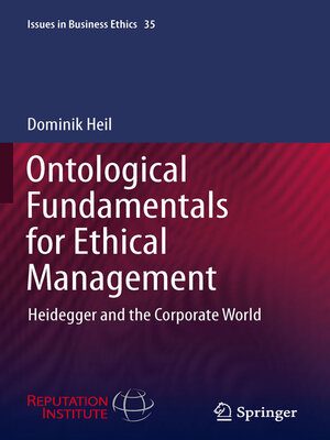 cover image of Ontological Fundamentals for Ethical Management